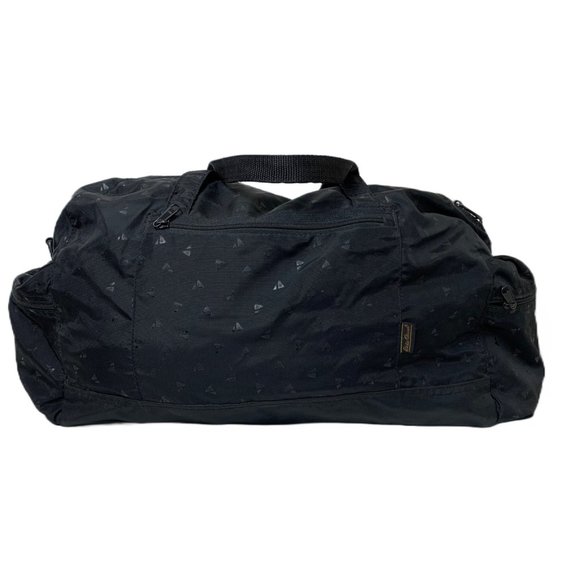 Eddie Bauer Bags Eddie Bauer Black Triangle Print Nylon Mini Duffle